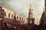 Famous Carnival Paintings - Carnival Thursday on the Piazzetta